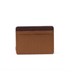 two tone brown herschel cardholder wallet