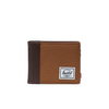 two tone brown herschel bi-fold wallet