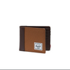 two tone brown herschel bi-fold wallet