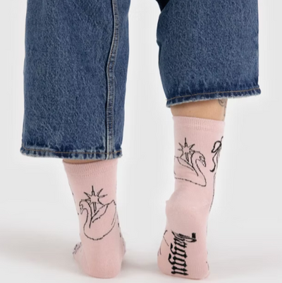 Baggu Crew Sock - Ballet Icons