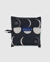 BLACK STANDARD BAGGU TOTE BAG FEATURING THE PHASES OF THE MOON