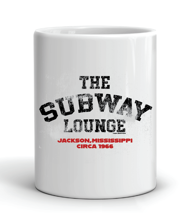 project chane coffee mug featuring the historic subway lounge in jackson mississippi circa 1966