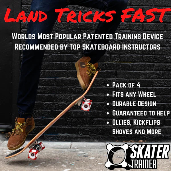 black skate trainer practice trucks