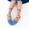 Sock Candy Evil Eye Sheer Crew Sock
