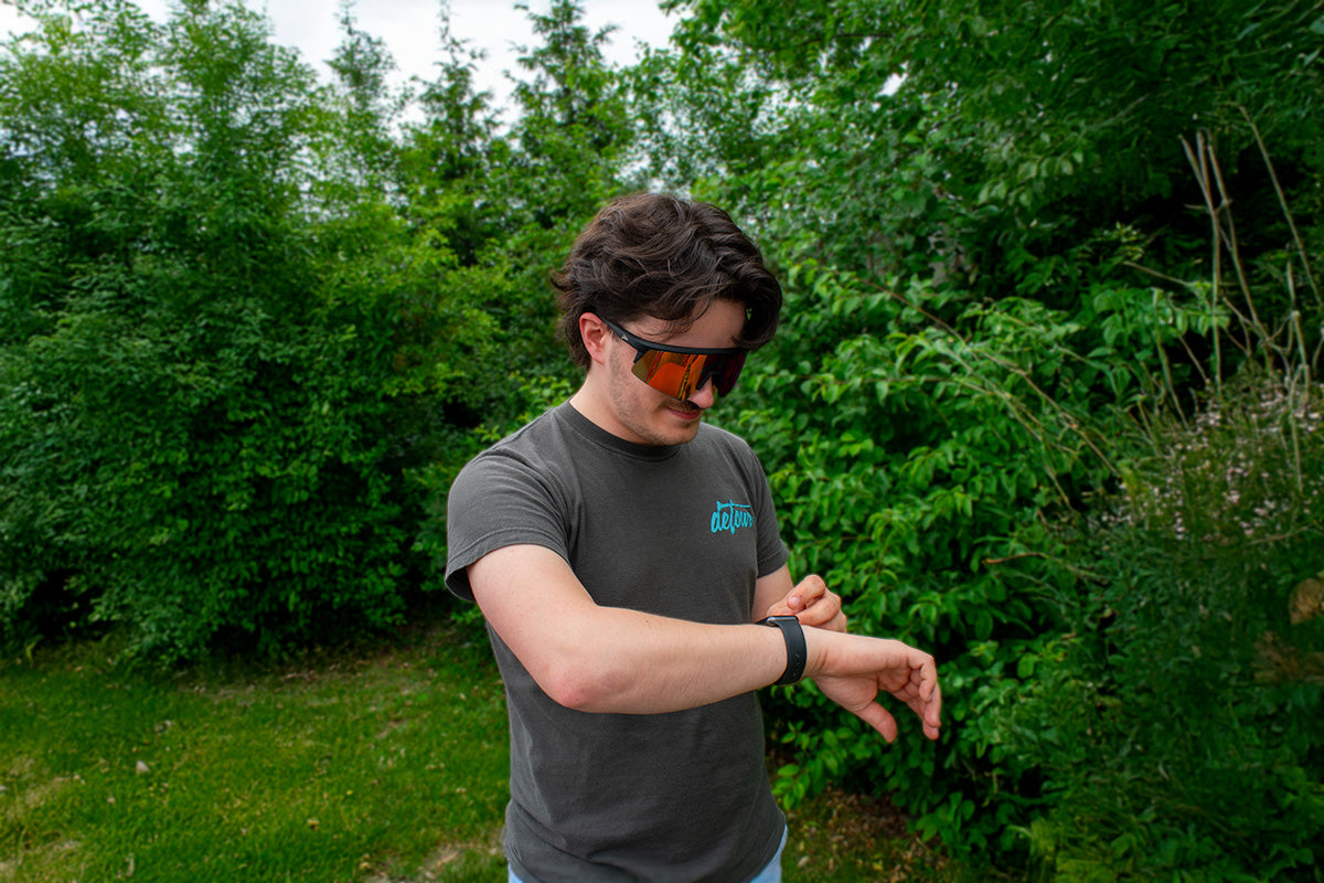 Surge - Matte Black - Red Sunset