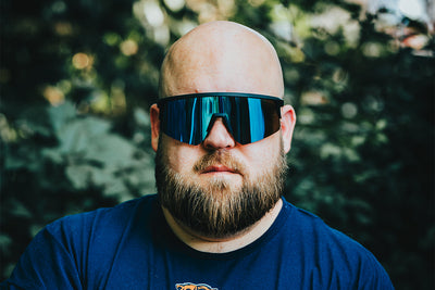 Surge XL - Matte Black - Electric Blue