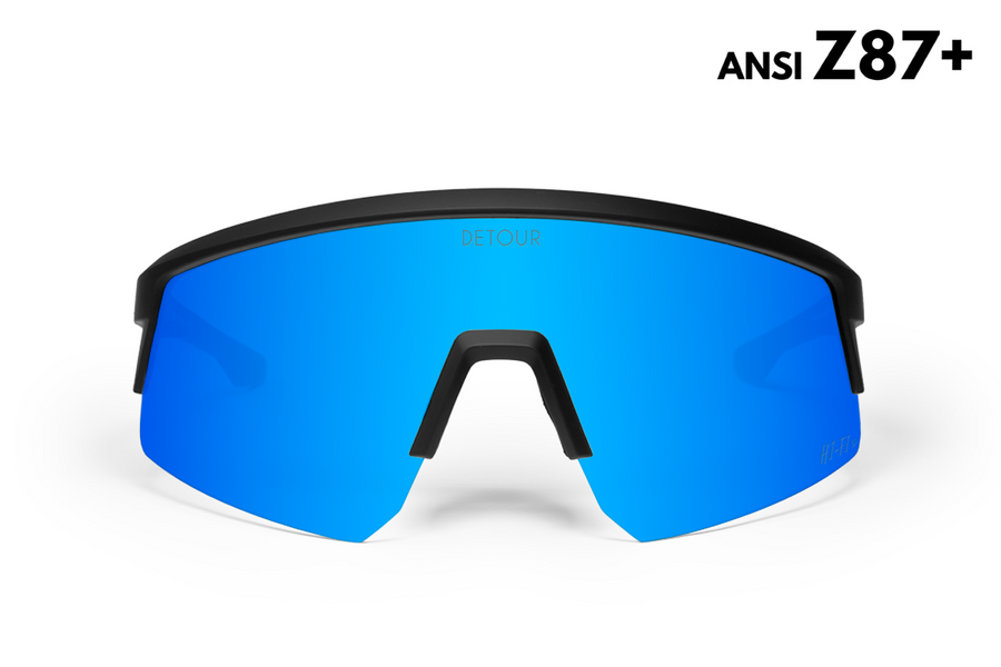 Surge - Matte Black - Electric Blue