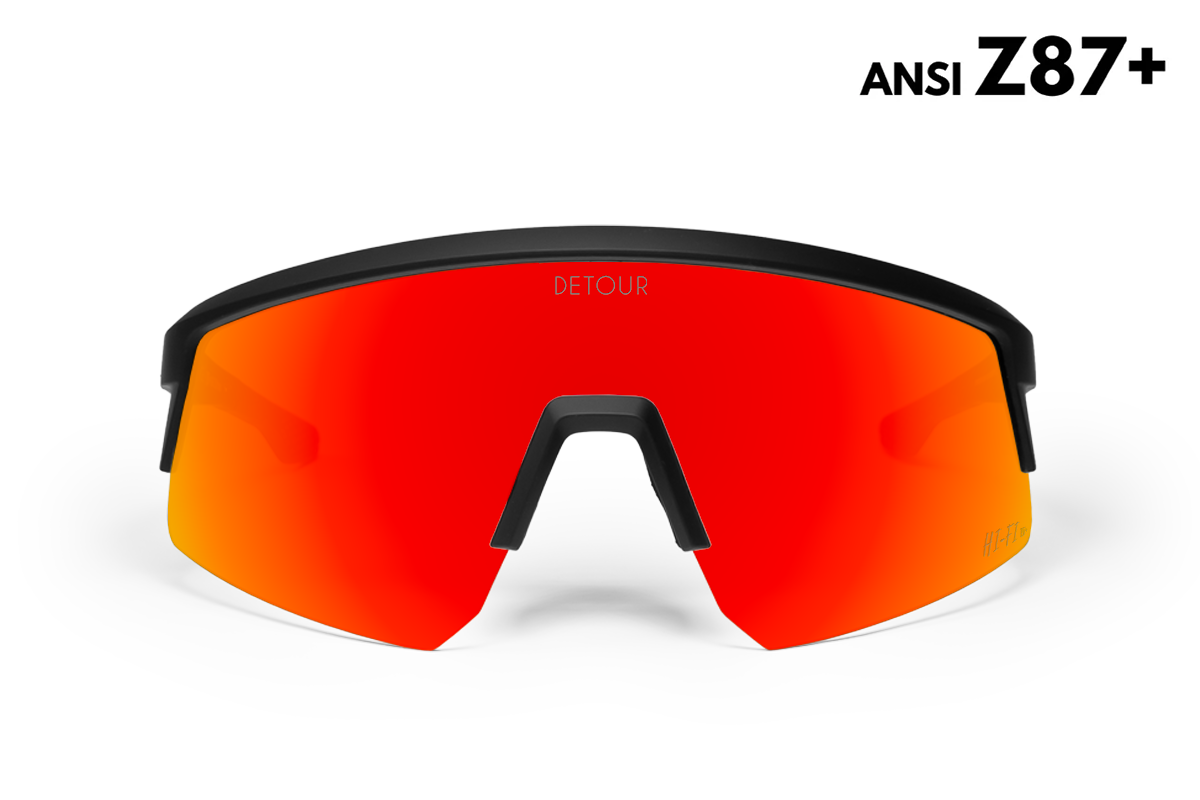 Surge - Matte Black - Red Sunset