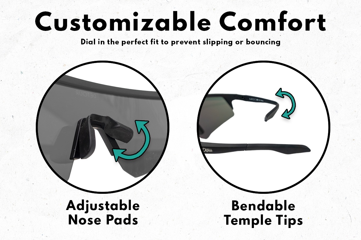 Surge - Matte Black - Red Sunset