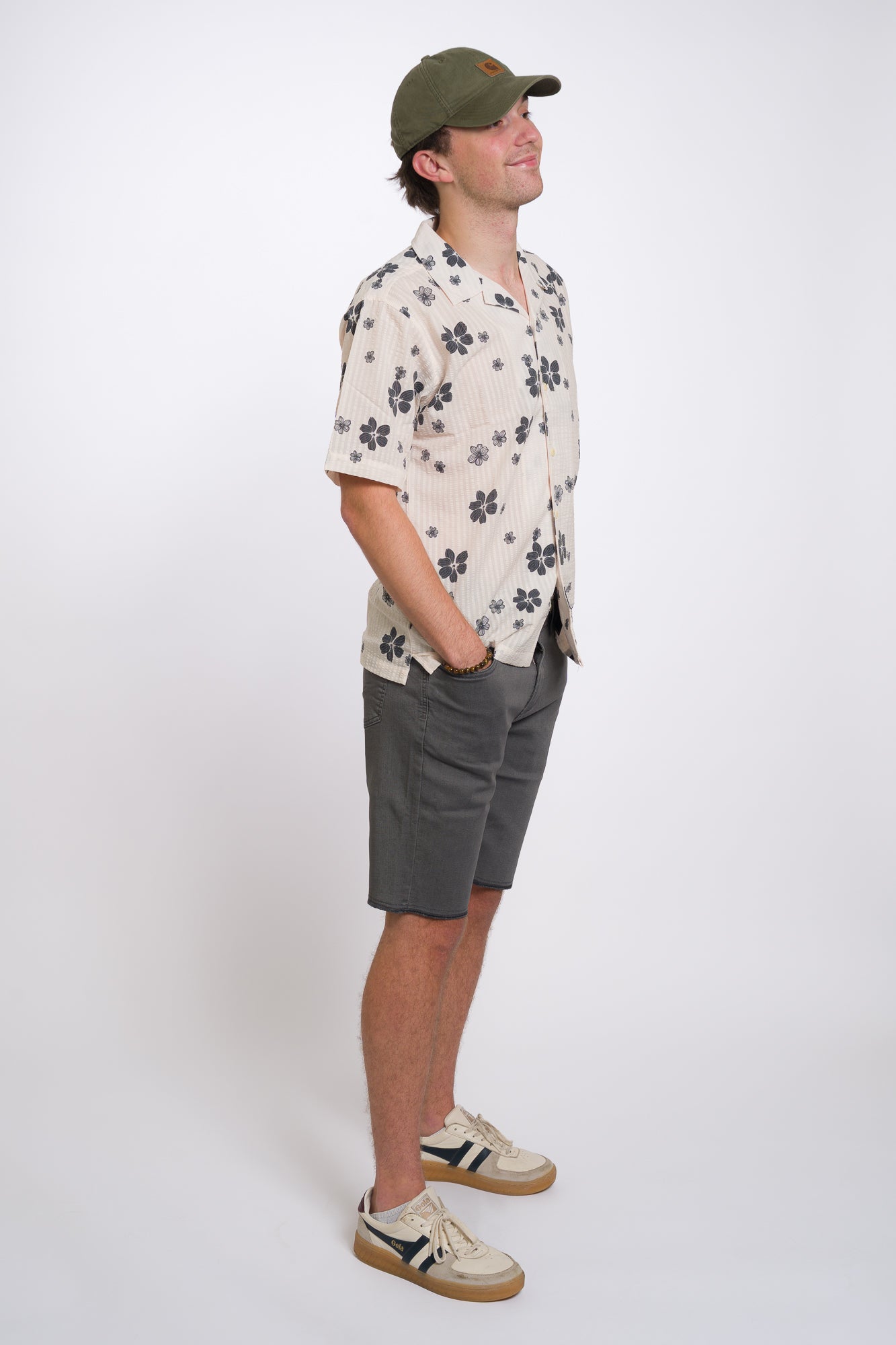 men's ezekiel now denim shorts in dark grey