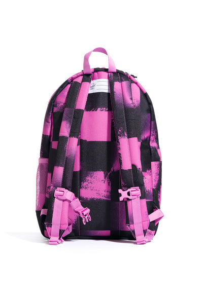 pink and black checkerboard herschel heritage youth backpack