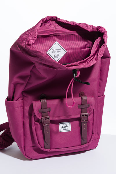 pink herschel little america mid-volume backpack