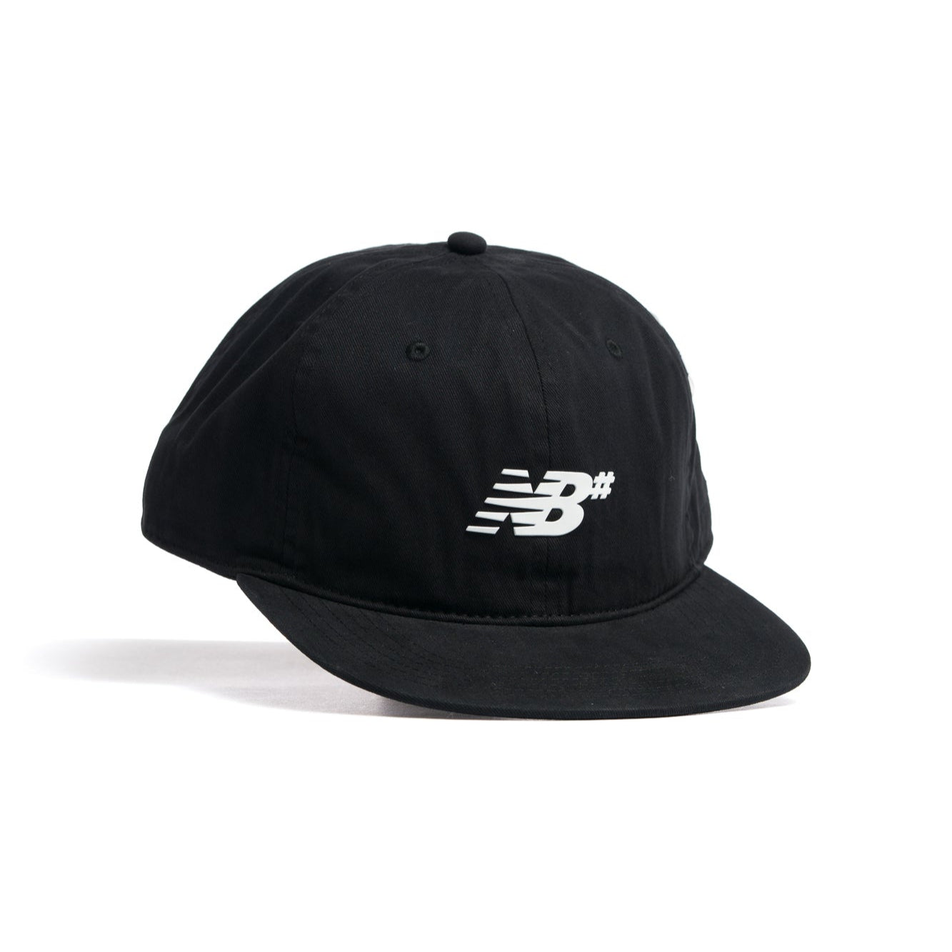 black new balance numeric 6 panel hat