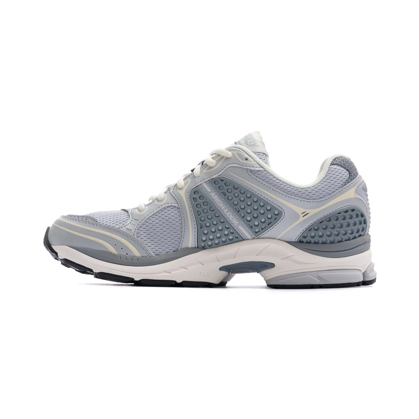 grey men's saucony progrid triumph 4 CS running walking comfort shoe