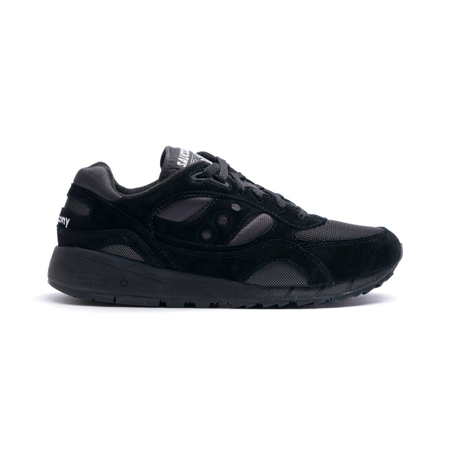 all black men's saucony shadow 6000 comfort shoe