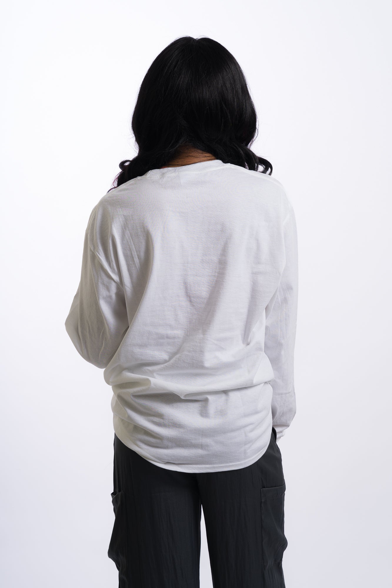 white long sleeve tee shirt with lime green ski mississippi on the front