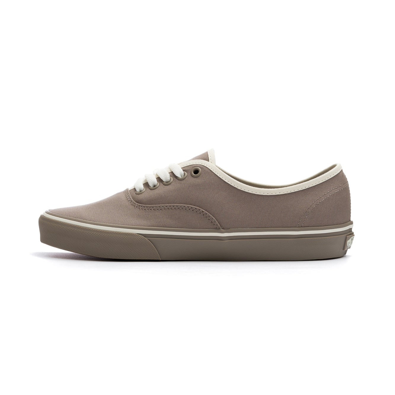mono grey brown vans authentic men's shoe