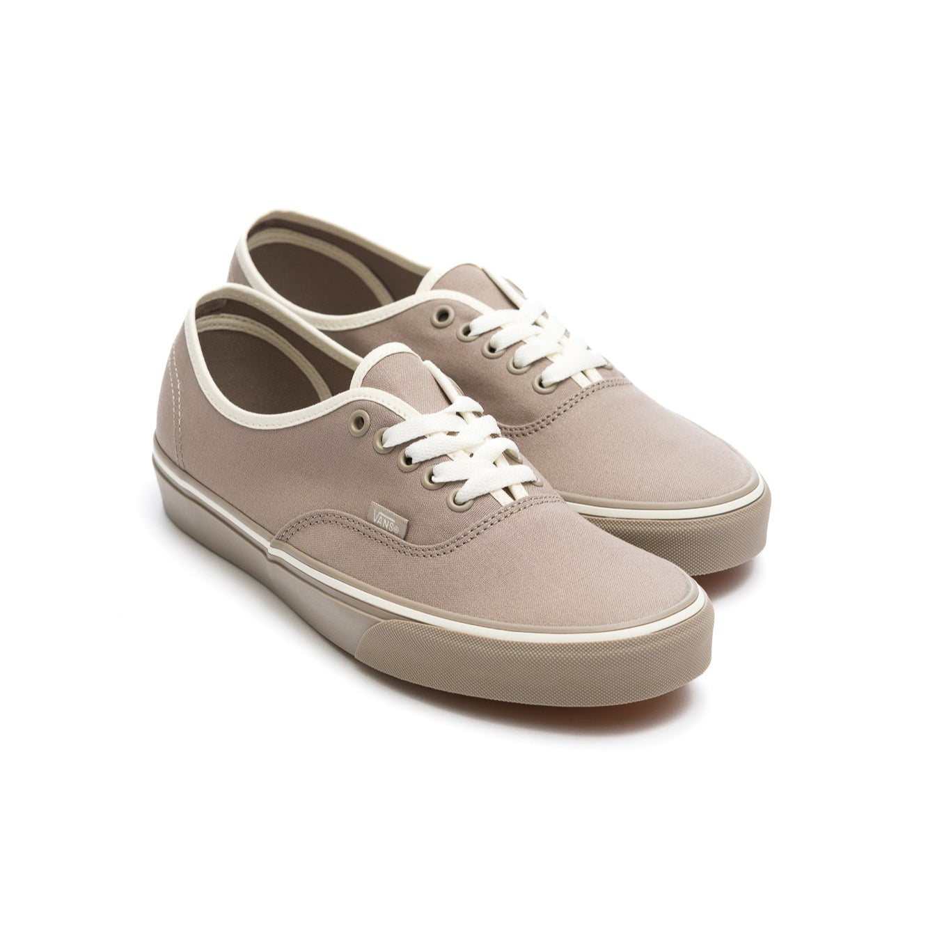 mono grey brown vans authentic men's shoe