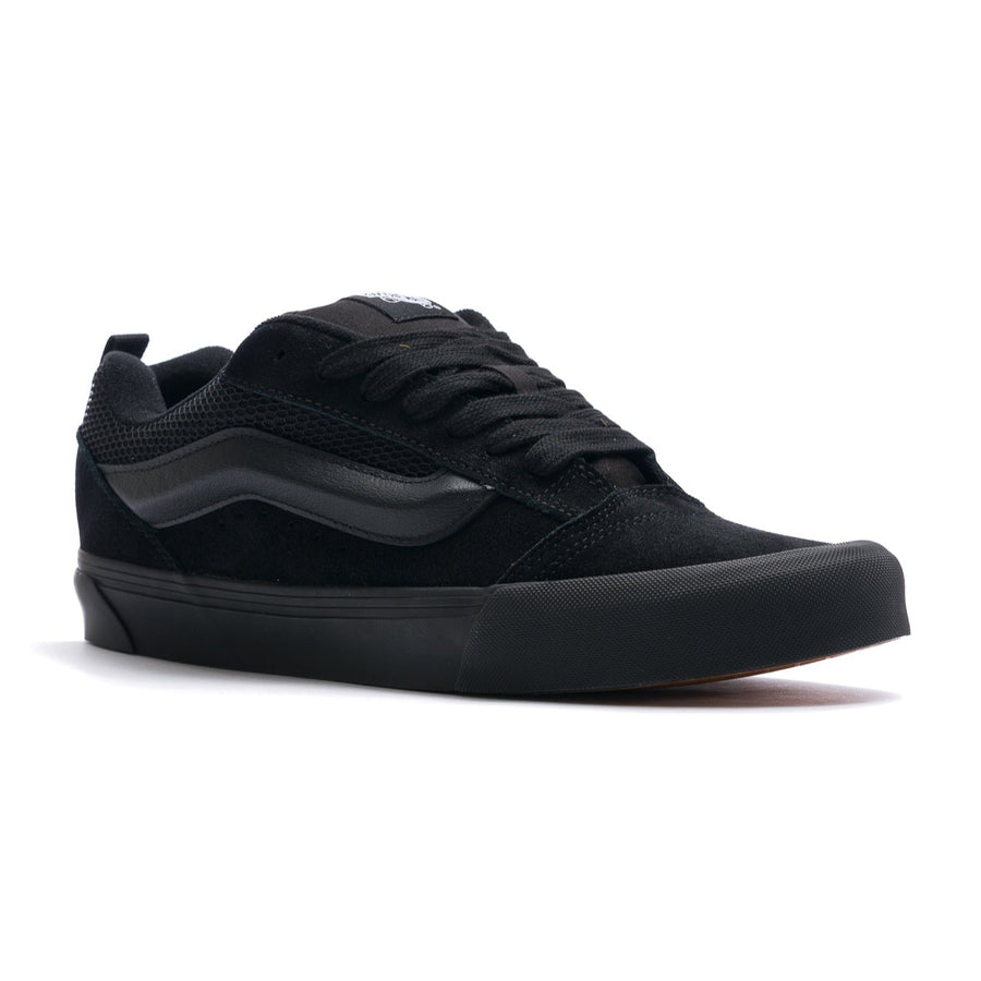 all black vans knu skool men's and women's shoes