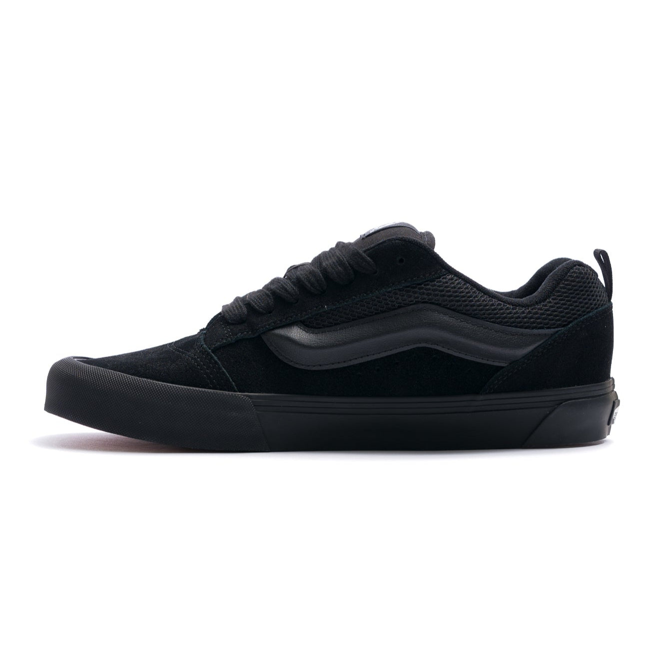 all black vans knu skool men's and women's shoes