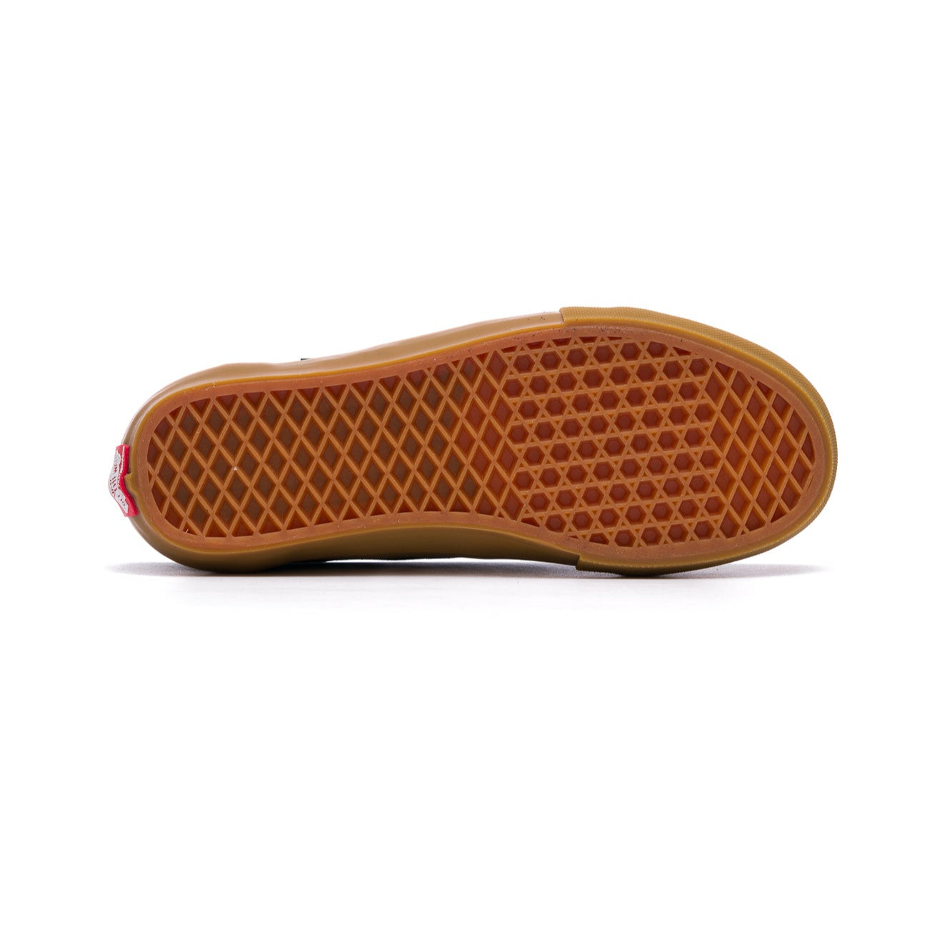 Black vans old skool men's sneaker with white stripe and gum sole on a white background