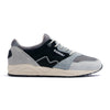 grey and black men's karhu aria 95 comfort shoe with off white sole