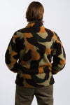 camo dickies men's fleece zip-up jacket