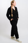 black corduroy dickies women's long sleeve coveralls