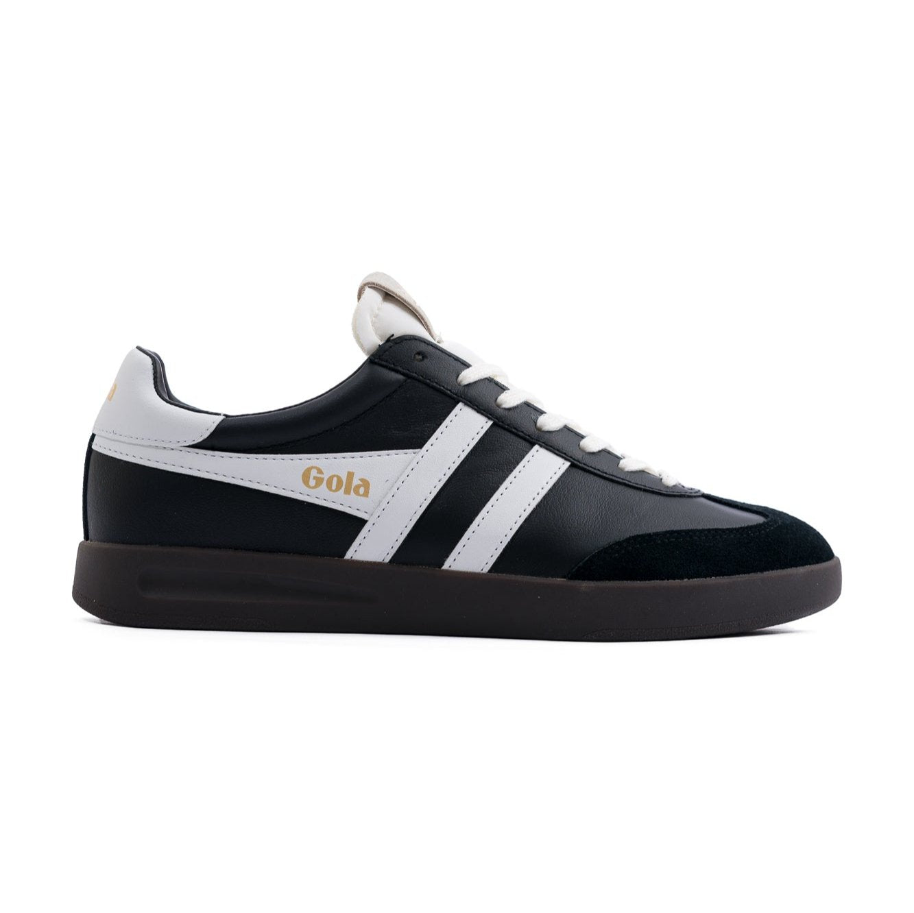 black trainers white stripe