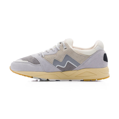 two tone grey karhu aria 95 with tan sole