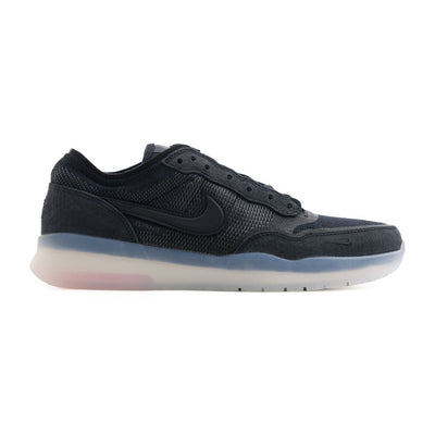 black upper nike sb ps8 men's shoe with a translucent sole