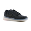 black upper nike sb ps8 men's shoe with a translucent sole