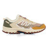 yellow and grey men's trail lifestyle saucony grid peak comfort shoe with green and pink detail