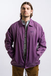 purple vans men's lightweight coaches jacket