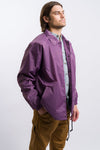 purple vans men's lightweight coaches jacket