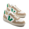 Veja V-10 Chromefree Leather Shoe - White Emeraude/Sahara