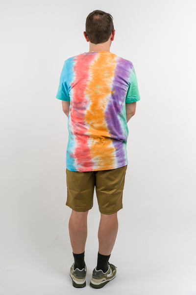 Hand Dyed Mississippi Cursive Tie Dye Tee