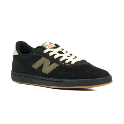 black and green new balance men's shoe in standard and wide