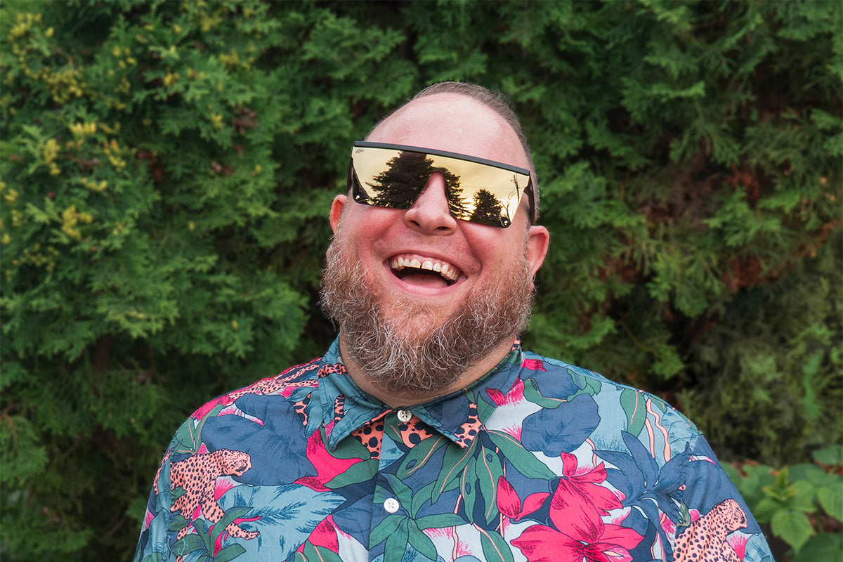 Tidal Wave XL - Matte Black - 24K Gold Lens Polarized