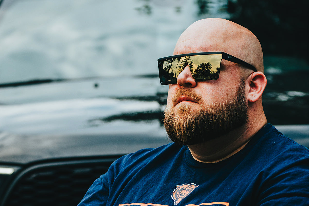 Tidal Wave XL - Matte Black - 24K Gold Lens Polarized