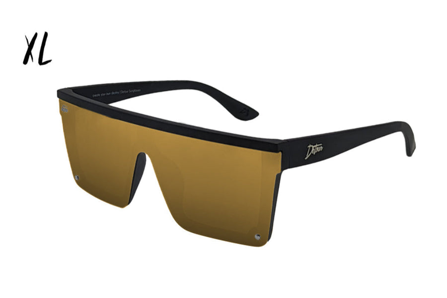 Tidal Wave XL - Matte Black - 24K Gold Lens Polarized