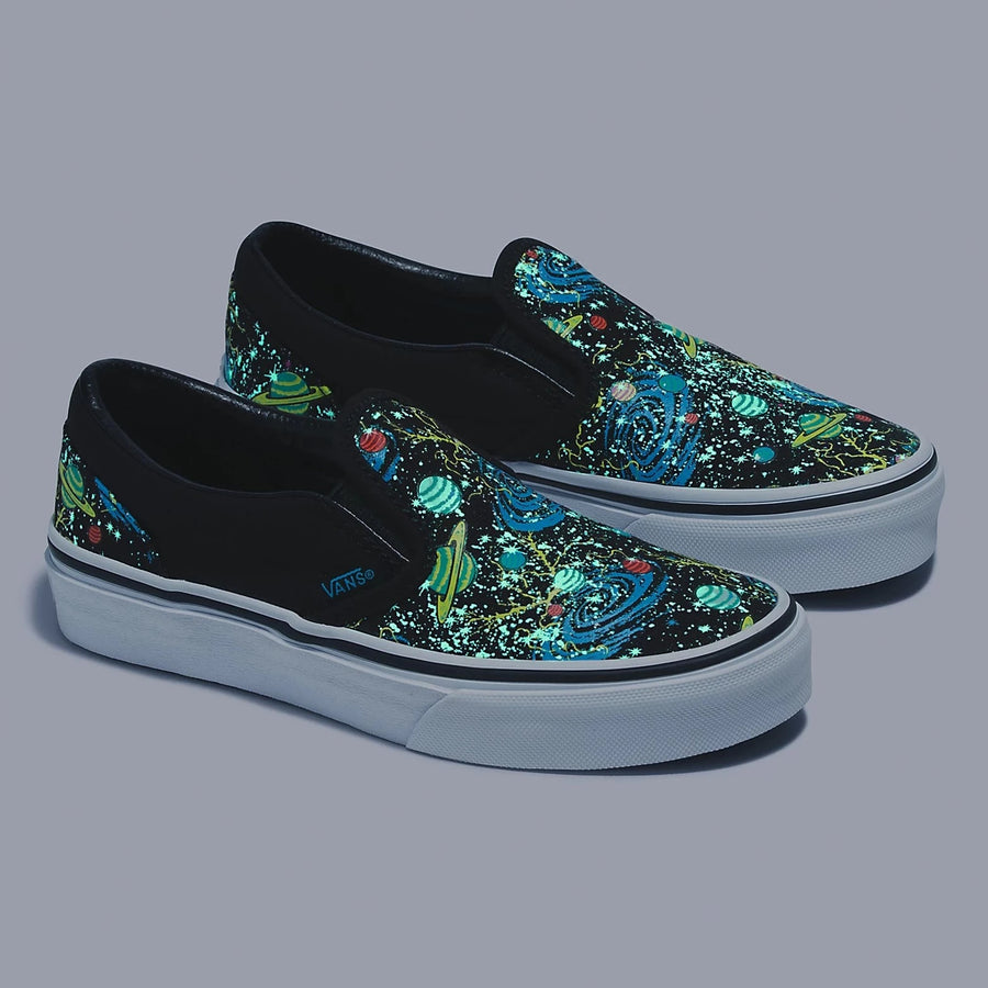 Vans slip on black 2025 schoph