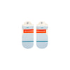 women's white, blue and red stance tab ankle socks