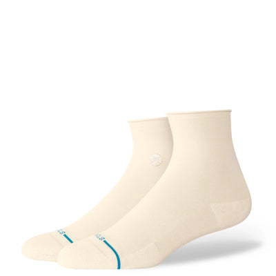 cream colored quarter height stance women's socks