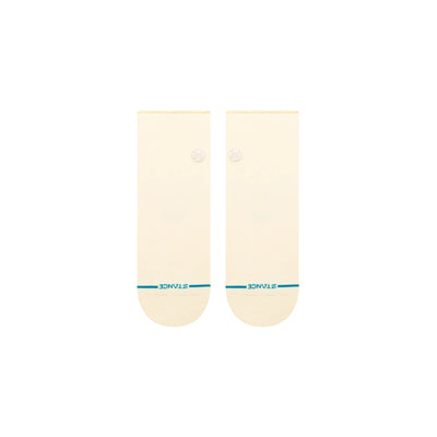 cream colored quarter height stance women's socks