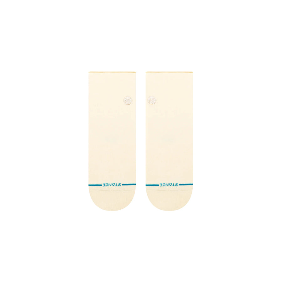 cream colored quarter height stance women's socks