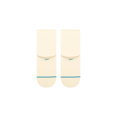 cream colored quarter height stance women's socks