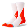 red and white stance women's crew socks