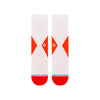 red and white stance women's crew socks