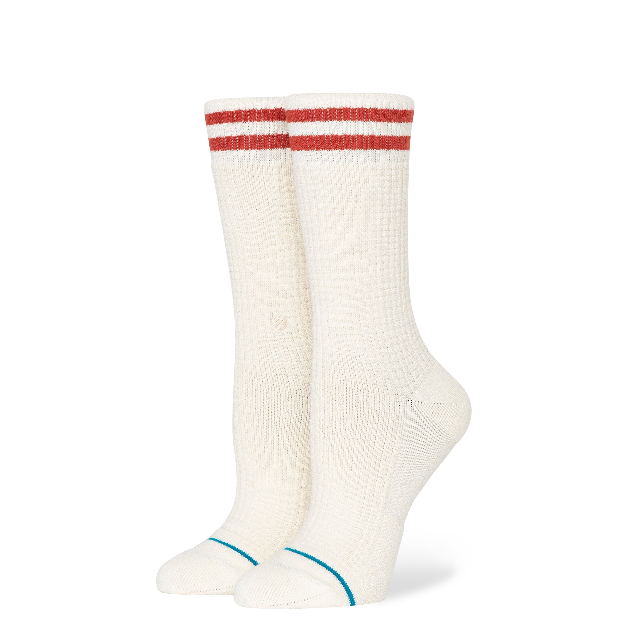 Stance Butter Blend Waffles N Butter Crew Socks Canvas